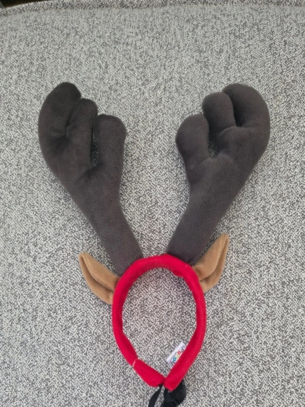 Outward Hound Reindeer Antler Dog Headband